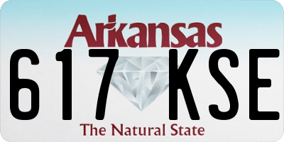 AR license plate 617KSE