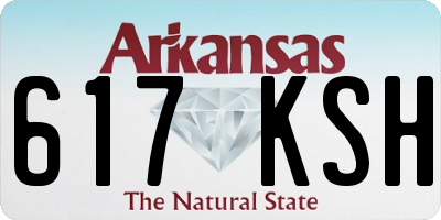 AR license plate 617KSH