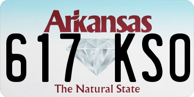 AR license plate 617KSO