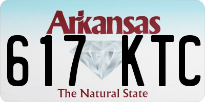 AR license plate 617KTC