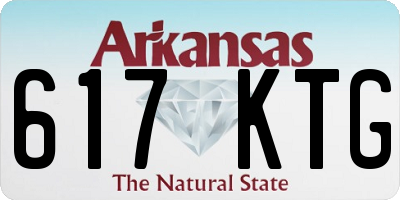 AR license plate 617KTG