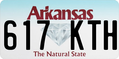 AR license plate 617KTH