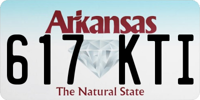 AR license plate 617KTI