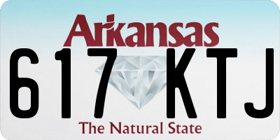 AR license plate 617KTJ