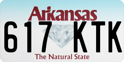AR license plate 617KTK