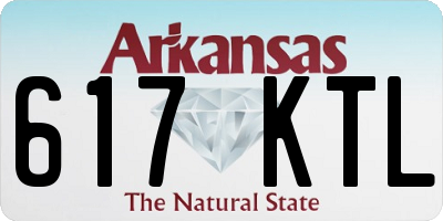 AR license plate 617KTL