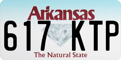 AR license plate 617KTP