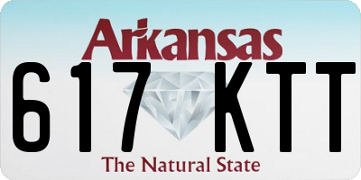 AR license plate 617KTT