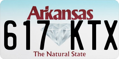 AR license plate 617KTX