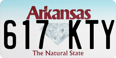 AR license plate 617KTY