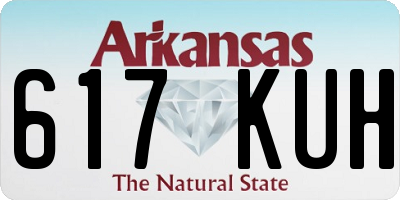 AR license plate 617KUH
