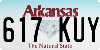 AR license plate 617KUY