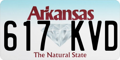 AR license plate 617KVD