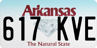 AR license plate 617KVE