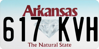 AR license plate 617KVH
