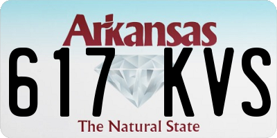 AR license plate 617KVS