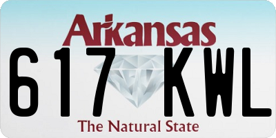 AR license plate 617KWL