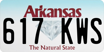 AR license plate 617KWS