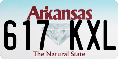 AR license plate 617KXL