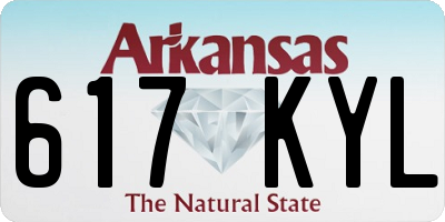AR license plate 617KYL