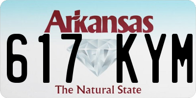 AR license plate 617KYM
