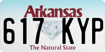 AR license plate 617KYP