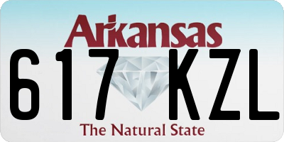 AR license plate 617KZL