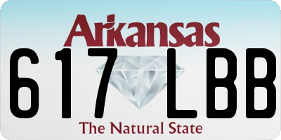 AR license plate 617LBB