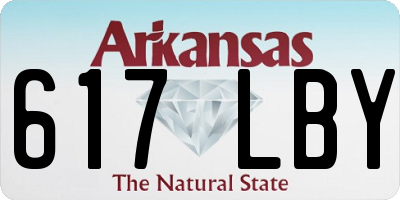 AR license plate 617LBY