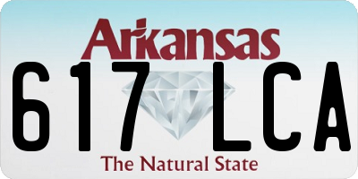 AR license plate 617LCA