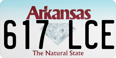 AR license plate 617LCE