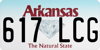 AR license plate 617LCG