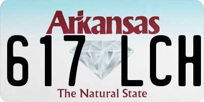 AR license plate 617LCH