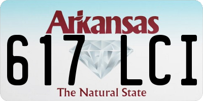 AR license plate 617LCI