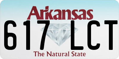 AR license plate 617LCT
