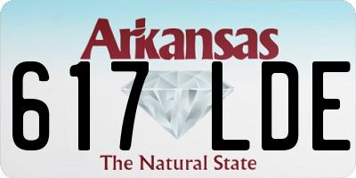AR license plate 617LDE