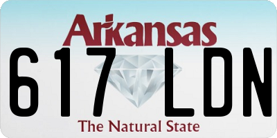 AR license plate 617LDN