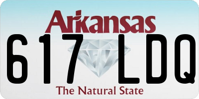 AR license plate 617LDQ