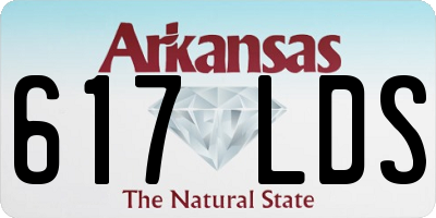 AR license plate 617LDS