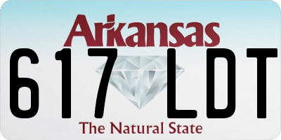 AR license plate 617LDT