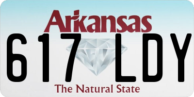 AR license plate 617LDY