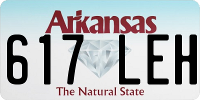 AR license plate 617LEH
