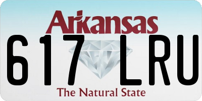 AR license plate 617LRU