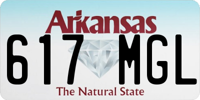 AR license plate 617MGL