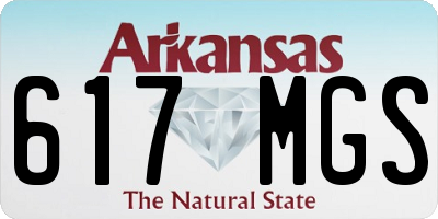AR license plate 617MGS