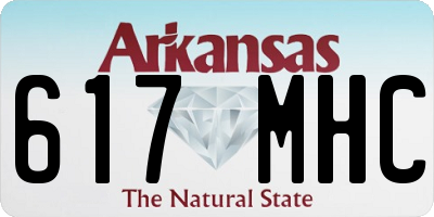 AR license plate 617MHC