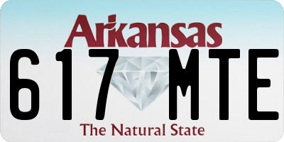 AR license plate 617MTE