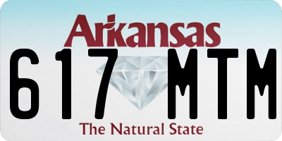 AR license plate 617MTM
