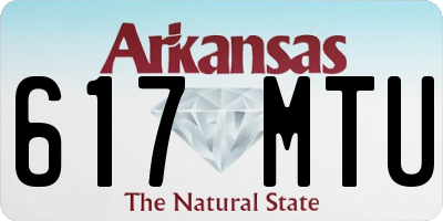 AR license plate 617MTU