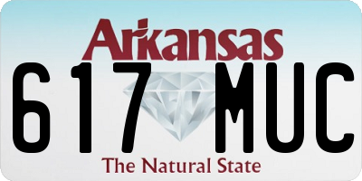 AR license plate 617MUC